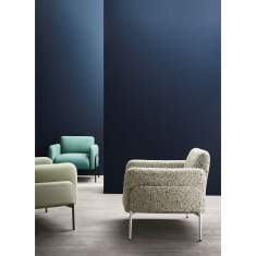 Sessel Loungesessel Stoff Lounge Skandiform Bolero