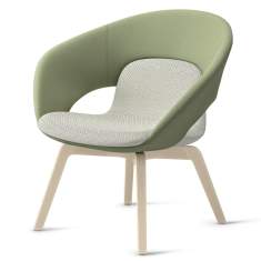 Loungesessel grün Sessel Holz Skandiform Deli Lounge
