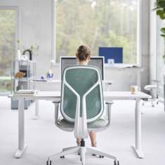 Drehstuhl grün Büro Drehstühle Netzgewebe Bürostuhl Home Office Sedus se:kit