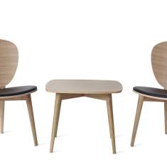 Sessel Holz Loungessel Stuhl Design Loungemöbel Skandiform, Mama