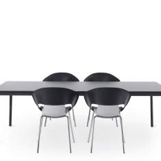 Konferenztisch Büro Konferenztische Skandiform, Modulor
rechteckige Tischplatte