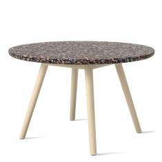 Beistelltisch rund Beistelltische Holz Marbled Skandiform Tinnef