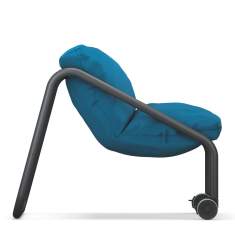 Sessel blau Lounge Sedus se:lab sofa
fahrbar