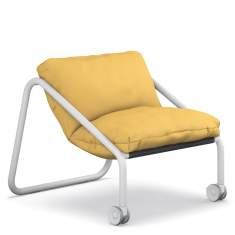 Sessel gelb Lounge Sedus se:lab sofa
fahrbar