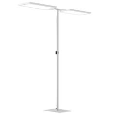 LED Stehleuchten dimmbar Stehleuchte modern Büroleuchte weiss Büro Stehhlampe Waldmann Yara.doubleT