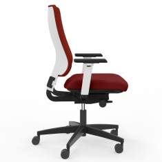 Bürostuhl rot Drehstuhl Büro Drehstühle klimaneutral Arbeitsplatzstuhl Viasit Creation