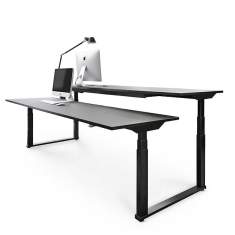 Büro Sitz Stehtisch Holz Büromöbel ergonomisch, Elektrisch höhenverstellbarer Schreibtisch KIM, Semplice Duo Lite Sitz/Steh-Bürotisch
Doppelarbeitsplatz
höhenverstellbar