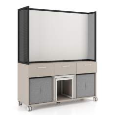 Schrank mit Rollen Büro Nowy Styl Offa Sideboard Triple Box WD