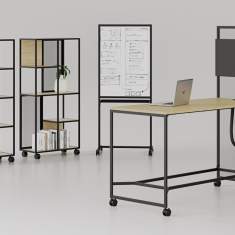 Moderationstafel fahrbar Schreibtafel Interaktive Whiteboards Nowy Styl Offa Whiteboard