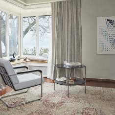 Clubsessel grau Loungesessel mit Armlehnen Loungemöbel, Embru, Moser Fauteuil Modell 1435