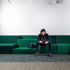 Textiler Bodenbelag Teppichfliesen Interface Open Air 401 - Neutrals