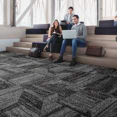 Textiler Bodenbelag Teppichfliesen Interface Open Air 403 - Neutrals