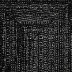 Textiler Bodenbelag Teppichfliesen Interface Open Air 403 - Neutrals black