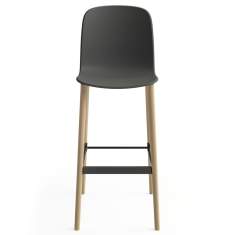 Barhocker mit 4 Füssen Barstuhl Holz Steelcase Cavatina