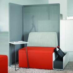akustik Stellwand grau mobile Trennwände Büro Stellwände Steelcase B-Free Screen