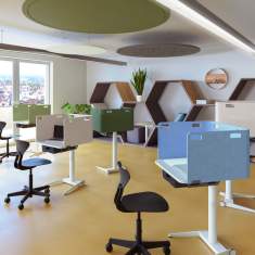 LO Solo von Lista Office LO Lerntisch in offener Lernlandschaft für flexible Unterrichtsformen