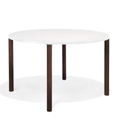 Flexible Konferenztische Büro Konferenztisch weiß Büromöbel tisch rund Holz Kusch+Co Arn
runde Tischplatte