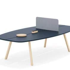 Konferenztisch Holz Konferenztische Holz Kusch+Co Creva
koggenförmig