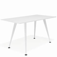 Stehtisch weiss Stehtische Holz Konferenztisch Kusch+Co Comta Stehtisch rechteckig mit Metallfüßen