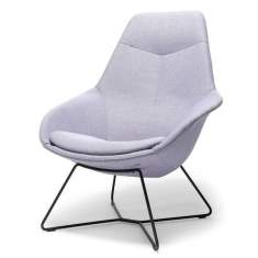 Loungesessel violett Lounge Sessel Wilkhahn Yonda Lounge