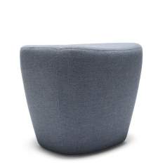 Hocker grau Wilkhahn Yonda Lounge Polsterhocker