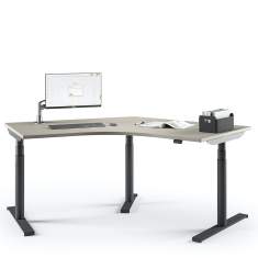 Elektrisch höhenverstellbarer Schreibtisch für flexible Arbeitsplätze