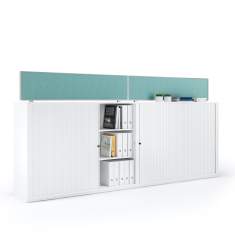 Stauraumsystem Assmann Büromöbel Allvia als modularer Büroschrank