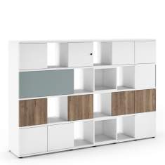 Büroschränke Holz Kunstoff Modular Büroschrank drehbar Regal weiß Assmann Cubas
Ausgezeichnet mit German Design Award