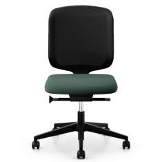 Giroflex Drehstuhl Design Bürostuhl Stoff grün Bürodrehstuhl, Giroflex 434 Drehstuhl