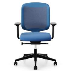 Giroflex Drehstuhl Design Bürostuhl Stoff blau Bürodrehstuhl, Giroflex, giroflex 434 Drehstuhl