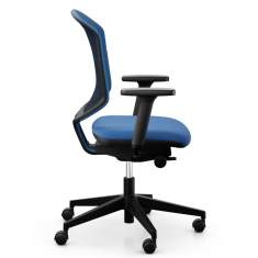 Giroflex Drehstuhl Design Bürostuhl Stoff blau Bürodrehstuhl, Giroflex, giroflex 434 Drehstuhl