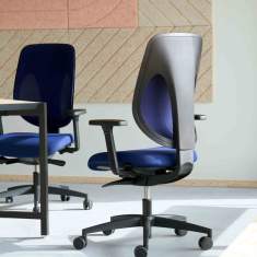 Drehstuhl blau Bürodrehstuhl Design Bürostühle Netzgewebe Giroflex 353 Drehstuhl