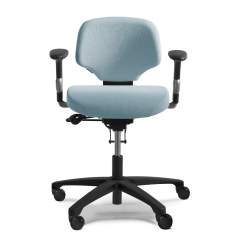 Büro Drehstuhl hellblau Drehstühle ESD Kassenstuhl Flokk RH Activ 200 - 202