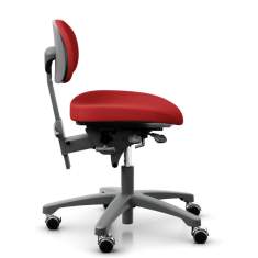 Büro Drehstuhl rot Drehstühle ESD Kassenstuhl Industriestuhl Flokk RH Activ 301