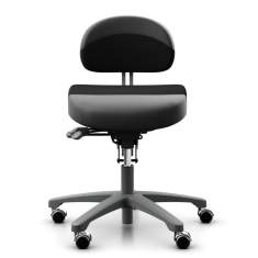 Büro Drehstuhl schwarz Drehstühle ESD Kassenstuhl Industriestuhl Flokk RH Activ 303