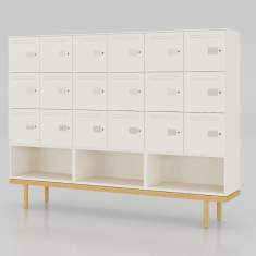 Schliessfachschrank weiss Schliessfachschränke Lockerschränke Neudoerfler Venice Locker