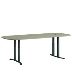 höhenverstellbarer Konferenztisch Büro Konferenztische höhenverstellbar Steelcase Migration SE höhenverstellbarer Besprechungstisch
abgerundete Tischplatte