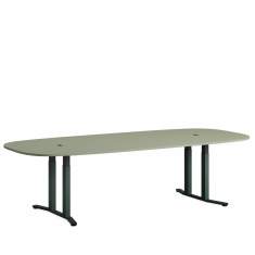 höhenverstellbarer Konferenztisch Büro Konferenztische höhenverstellbar Steelcase Migration SE höhenverstellbarer Besprechungstisch
abgerundete Tischplatte