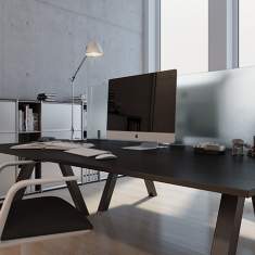 Schreibtisch Trennwände Schreibtischaufsatz, acoustic - adeco, Acoustic Glaspaneele