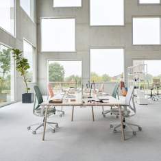 Team-Tisch  Büro Team-Tische Sedus se:lab bench
rechteckige Tischplatte
