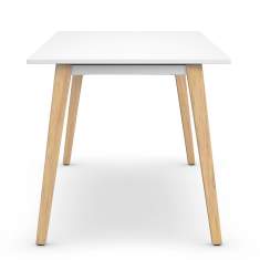 Design Schreibtisch weiß Arbeitstisch Büro Designer Schreibtische holz get together wood sedus