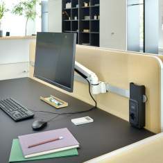 Beweglicher Bildschirmhalter Monitorärme Sedus Monitorarm