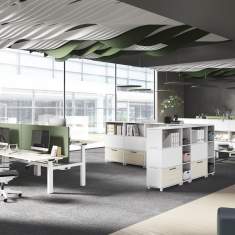 Büroschränke Rolladenschrank Büroschrank Büromöbel Schränke Modulare Büromöbelsysteme Palmberg, COMPONA