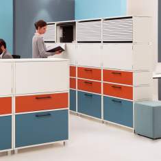 Büroschränke Rolladenschrank Büroschrank Büromöbel Schränke Modulare Büromöbelsysteme Palmberg, COMPONA