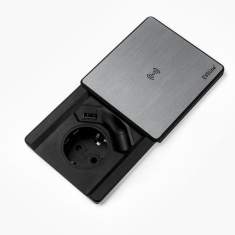 Elektro-Steckdosen
 IT/EDV-Dosen weiss Elektrifizierungen, EVOline, Square80