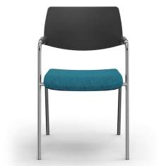 Besucherstuühle blau Konferenzstuhl stapelbar Konferenzstühle Viasit Toleo Besucherstuhl