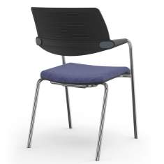 Besucherstuühle violett Konferenzstuhl stapelbar Konferenzstühle Viasit Toleo Besucherstuhl