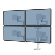 Monitorhalter Tischhalterungen schwarz Monitorhalterungen Fellowes Tallo Modular™ Monitorarm 4FFS - Weiß
