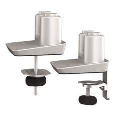 Monitorhalter Tischhalterungen schwarz Monitorhalterungen Fellowes Tallo Modular™ Monitorarm 4FMS - Silber