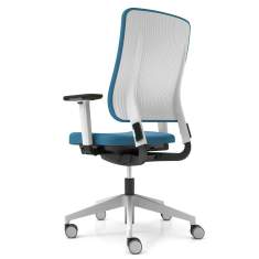 viasit Bürostuhl ergonomischer Bürodrehstuhl exklusiv, Büro Drehstuhl blau Drehstühle viasit, drumback